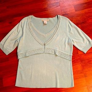 NWOT teal top